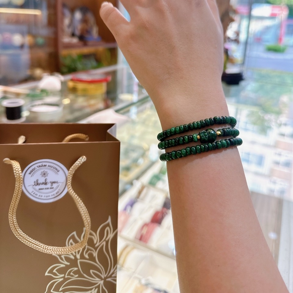 Chuỗi ngọc sơn thủy tự nhiên 6 li