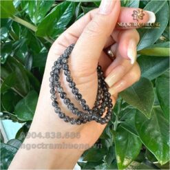 Chuỗi thạch anh tóc đen 5li tự nhiên 1