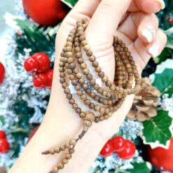 Vòng trầm hương từ thiên nhiên - Ngọc Trầm Hương Chuỗi trầm hương Phước Sơn 4 li - 216 hạt tự nhiên (2)