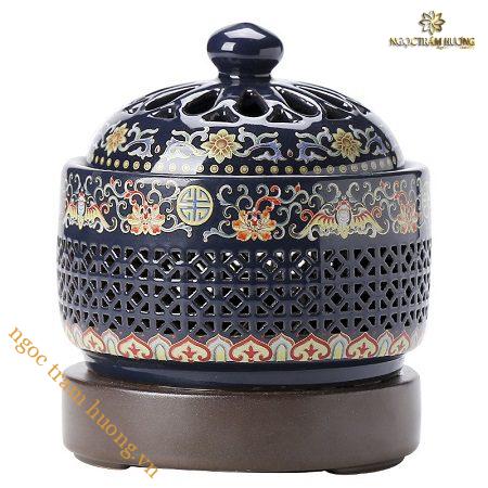Vòng trầm hương từ thiên nhiên - Ngọc Trầm Hương Lư xông điện