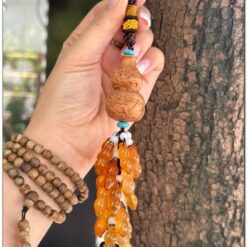 Khánh treo xe gỗ hồ lô hút tài lộc phong thủy