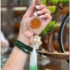 Khánh treo xe sen điếu mã não phong thủy