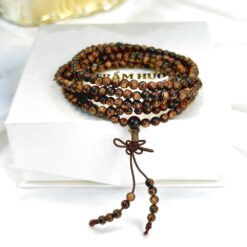 Vòng trầm hương từ thiên nhiên - Ngọc Trầm Hương Chuỗi trầm sánh tròn 4 li 216 hạt