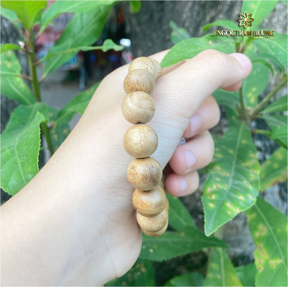 Vòng trầm Banh Indo tròn 12li tự nhiên