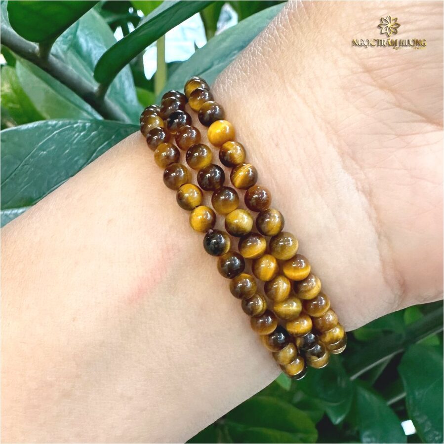 Chuỗi mắt hổ nâu vàng 4 li (4)