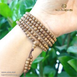 Chuỗi trầm hương A Lưới 4 li 216 hạt tự nhiên