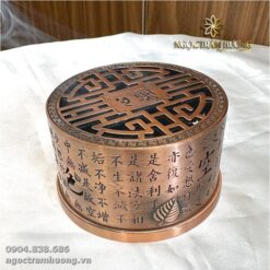 Lư đốt trầm bằng đồng màu hồng - Lư đốt trầm (5)