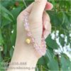 Vòng tay đá Thạch anh hồng 7 li