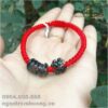 Vòng tay ngũ điếu đá Thạch anh tóc đen tự nhiên (2)
