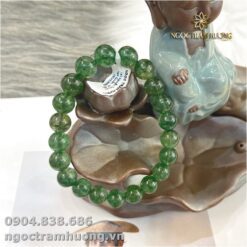 Vòng tay thạch anh Dâu xanh 9 li (2)