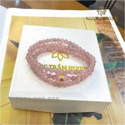 Chuỗi thạch anh hồng 5 li (2)